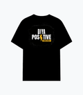 Cotton Stretch T-Shirt (Dtg) | T-Shirts | Him, Her, Unisex | Personalized | DTG | Bold Typography | Positivity | Self-expression | Everyday | Positive | Positive Vibes - back - Black - mockup 2