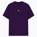 Basic T-Shirt | Unisex XS-2XL | Poly-Cotton Blend | Soft Finish & Durable | Everyday Wear | Personalized | DTG | Bold Typography | Positivity | Self-expression | Everyday | Positive | Positive Vibes - front - Purple - mockup 1