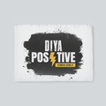 Placemat | Home & Event Dining | 100% Polyester | Durable, Fade-Proof, Soft | Unisex | Personalized | Bold Typography | Positivity | Self-expression | Everyday | Positive | Positive Vibes - front_2 - White - mockup 2
