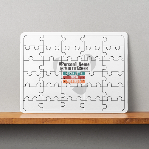 Personalized Humorous MDF Wooden Puzzles Printing for Friend - Everyday Gift