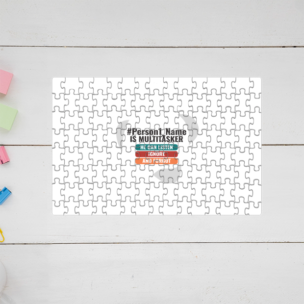 Personalized Humorous MDF Wooden Puzzles Printing for Friend - Everyday Gift