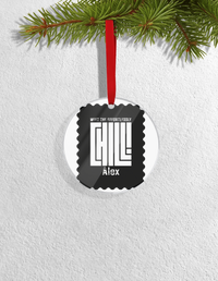 Christmas Ornaments | 3x3-inch | Acrylic UV Printed | Lightweight, Waterproof, Fade-Proof, Satin Ribbon | Unisex Adult | Personalized | Bold | Self-expression | Everyday | Calm | Effortless Attitude