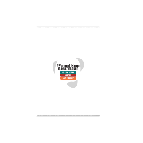 Personalized Humorous Notebook for Friend - Everyday Gift