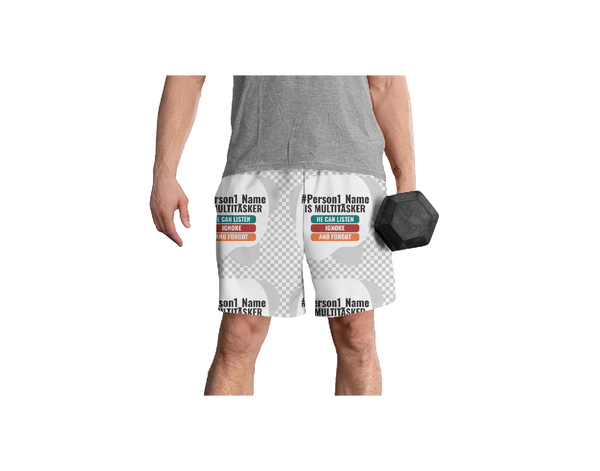 Personalized Humorous AOP Shorts Printing for Friend - Everyday Gift