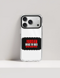 Hard Clear Case | iPhone | TPU Sides & PC Back | Detachable Camera Protector, Scratch-Proof | Unisex | Personalized | Bold | Rebellion | Individuality | Everyday | Empowering - front_17 Pro Max - 17 Pro Max - mockup 3
