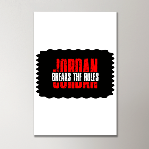 Acrylic Poster | 3mm Glossy Finish | UV Printed | Self-Adhesive Wall Mount | Unisex | Personalized | Bold | Rebellion | Individuality | Everyday | Empowering - front_2 - 16x24Inch - White - mockup 2