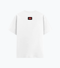 Basic T-Shirt | Unisex Fit, Sizes XS-2XL | 180 GSM Poly-Cotton Blend, DTF Ready | Bio-Wash, Silicon Finish, Durable Stitching | Adults | Personalized | DTF | Bold | Rebellion | Individuality | Everyday | Empowering - back - White - mockup 2