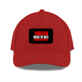Sports Cap | Unisex | Polyester | Breathable, Adjustable Fit, DTG Printing | All Ages | Personalized | DTG | Bold | Rebellion | Individuality | Everyday | Empowering - front - Red - mockup 1