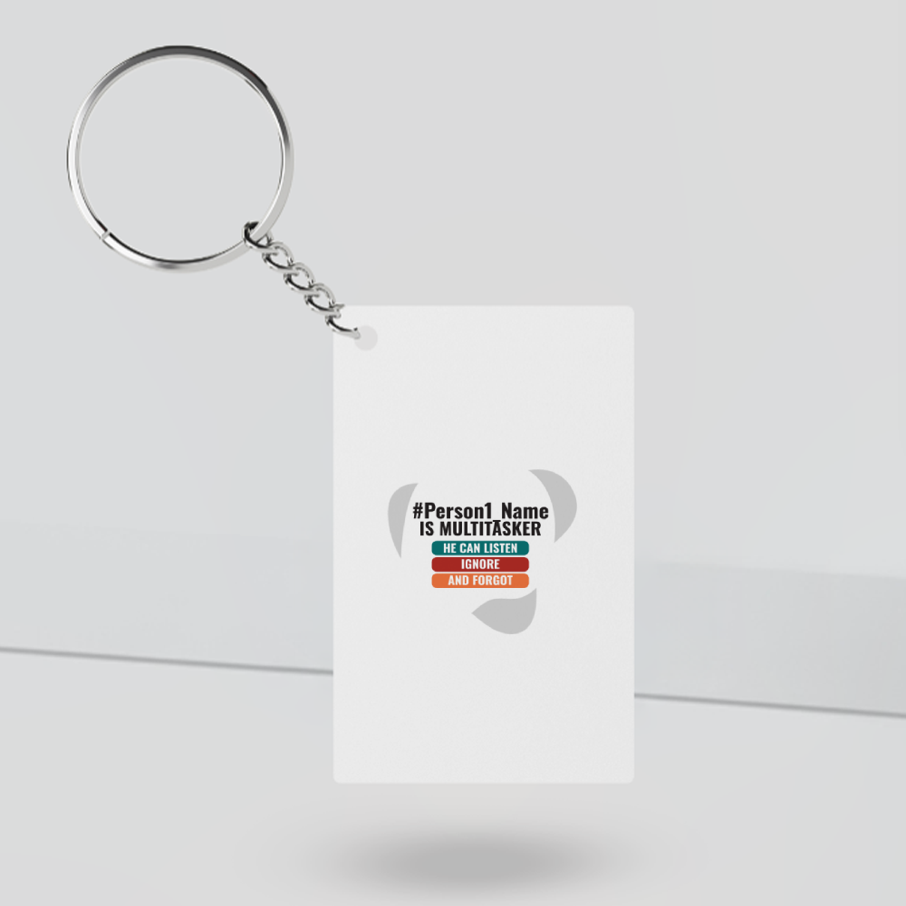 Personalized Humorous Keychain for Friend - Everyday Gift