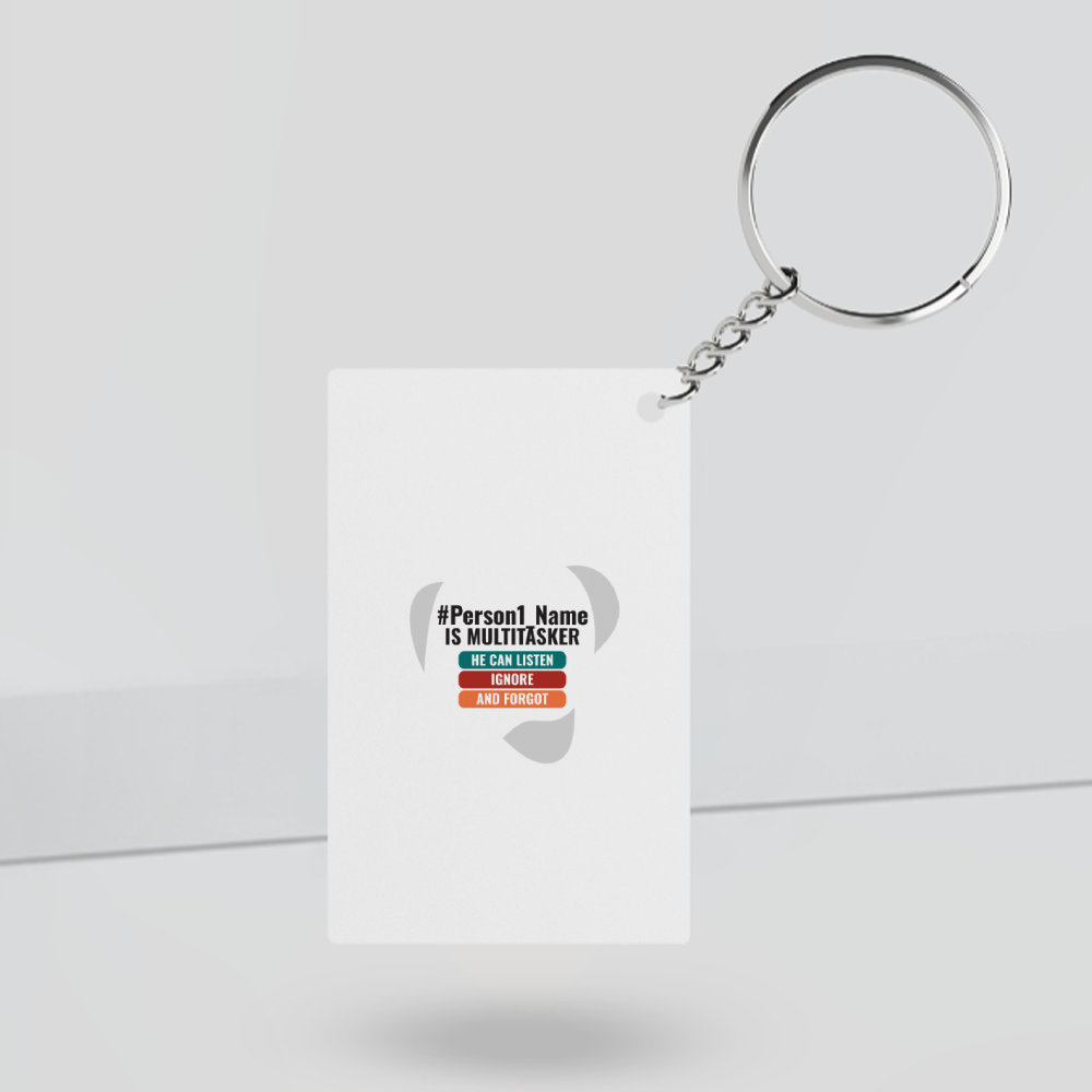 Personalized Humorous Keychain for Friend - Everyday Gift
