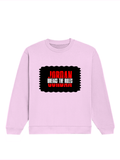 Oversized Sweatshirt | Roomy Relaxed Fit | 400 GSM Cotton Blend | Pre-Shrunk Drop Shoulder | Unisex Adult | Personalized | DTG | Bold | Rebellion | Individuality | Everyday | Empowering - front - Light Baby Pink - mockup 1