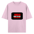 Oversized Standard T-Shirt | Unisex Relaxed Fit | 100% Super Combed Cotton DTG | Soft, Breathable & Durable | Adult | Personalized | DTG | Bold | Rebellion | Individuality | Everyday | Empowering - front - Light Baby Pink - mockup 1