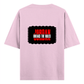 Oversized Standard T-Shirt | Unisex Relaxed Fit | 100% Super Combed Cotton DTG | Soft, Breathable & Durable | Adult | Personalized | DTG | Bold | Rebellion | Individuality | Everyday | Empowering - back - Light Baby Pink - mockup 2