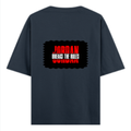 Oversized Standard T-Shirt | Unisex Relaxed Fit | 100% Super Combed Cotton DTG | Soft, Breathable & Durable | Adult | Personalized | DTG | Bold | Rebellion | Individuality | Everyday | Empowering - back - Navy Blue - mockup 2