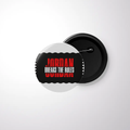 Pin Button Badge | Unisex | Glossy, Fade-Proof Print | Pin Attached, Rust-Free | Adults | Personalized | Bold | Rebellion | Individuality | Everyday | Empowering - front - White - mockup 1