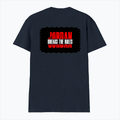 Men's V-Neck T-Shirt | Regular Fit | 180 GSM Bio-Washed Cotton | DTG Print | Durable | Personalized | DTG | Bold | Rebellion | Individuality | Everyday | Empowering - back - Navy Blue - mockup 2