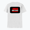 Men's V-Neck T-Shirt | Regular Fit | 180 GSM Bio-Washed Cotton | DTG Print | Durable | Personalized | DTG | Bold | Rebellion | Individuality | Everyday | Empowering - back - White - mockup 2