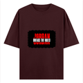 Oversized Classic T-Shirt | Unisex Fit | 100% Super-Combed Cotton | Pre-Shrunk, Double-Stitched | Adults | Personalized | DTF | Bold | Rebellion | Individuality | Everyday | Empowering - front - Maroon - mockup 1