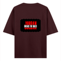 Oversized Classic T-Shirt | Unisex Fit | 100% Super-Combed Cotton | Pre-Shrunk, Double-Stitched | Adults | Personalized | DTF | Bold | Rebellion | Individuality | Everyday | Empowering - back - Maroon - mockup 2