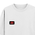 Oversized Classic T-Shirt | Unisex Fit | 100% Super-Combed Cotton | Pre-Shrunk, Double-Stitched | Adults | Personalized | DTF | Bold | Rebellion | Individuality | Everyday | Empowering - left pocket - White - mockup 3