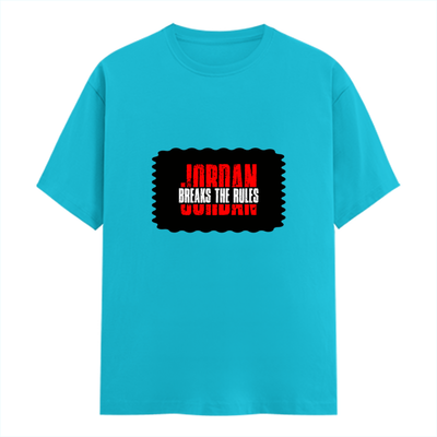 Classic Crew T-Shirt | Men's Regular Fit | 180 GSM Bio-Washed Cotton | DTG Print Ready | Double-Stitched & Ribbed Neck | Personalized | DTG | Bold | Rebellion | Individuality | Everyday | Empowering - front - SkyBlue - mockup 1