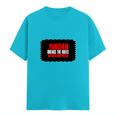 Classic Crew T-Shirt | Men's Regular Fit | 180 GSM Bio-Washed Cotton | DTG Print Ready | Double-Stitched & Ribbed Neck | Personalized | DTG | Bold | Rebellion | Individuality | Everyday | Empowering - front - SkyBlue - mockup 1