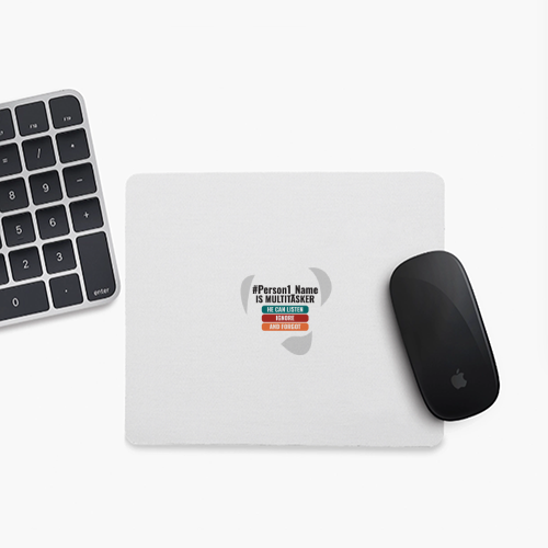 Personalized Humorous Accessory for Friend - Everyday Gift - Mouse Pad Printing Square Accessory 1906
