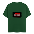 Female Classic Crew T-Shirt | Women's Regular Fit | 180 GSM Bio-Washed Cotton | Double Stitched, Pre-Shrunk | Personalized | DTG | Bold | Rebellion | Individuality | Everyday | Empowering - back - Bottle Green - mockup 2