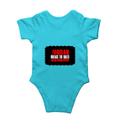 Baby Romper | 0-12 Months Regular Fit | 180 GSM Bio-Washed Cotton Blend | Double Stitched, Pre-Shrunk | Unisex | Personalized | DTF | Bold | Rebellion | Individuality | Everyday | Empowering - back - SkyBlue - mockup 2