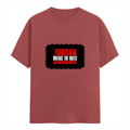 Men's Classic Crew T-Shirt | Regular Fit | 180 GSM Bio-Washed Cotton | DTF Print Ready | Pre-Shrunk, Durable | Personalized | DTF | Bold | Rebellion | Individuality | Everyday | Empowering - front - Coral - mockup 1
