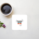 Personalized Humorous Accessory for Friend - Everyday Gift - Acrylic Coaster Printing Square Accessory 1987