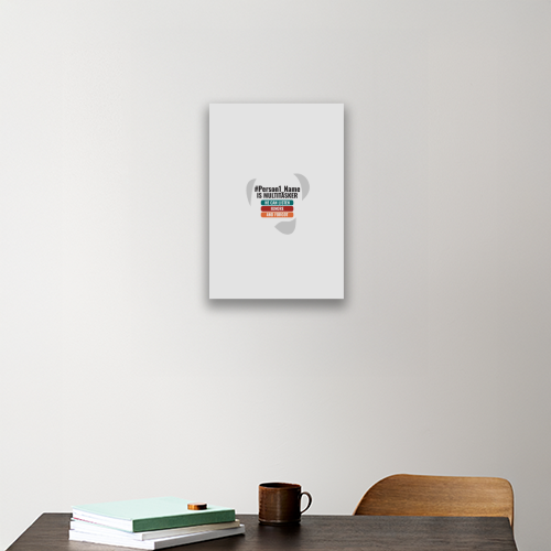 Personalized Humorous Poster for Friend - Everyday Gift - Acrylic Poster Printing A4 1994