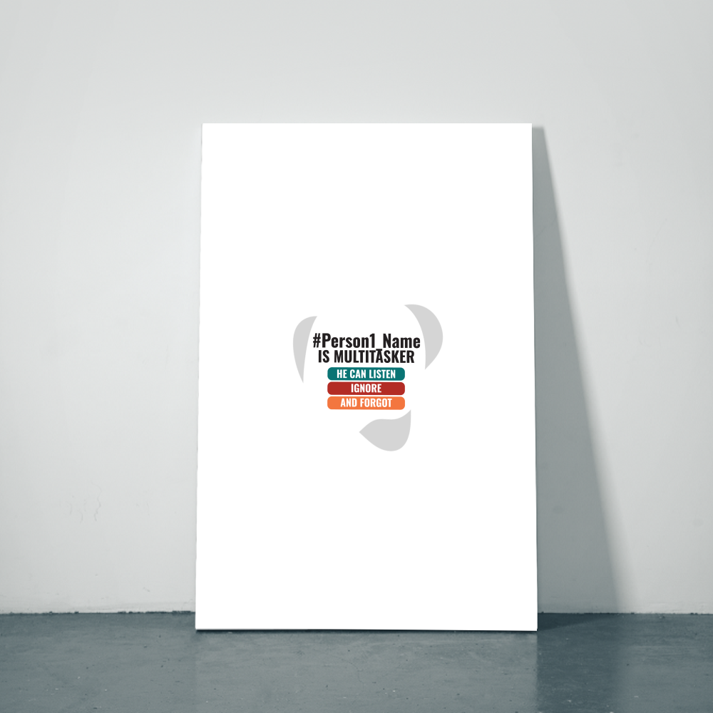 Personalized Humorous Poster for Friend - Everyday Gift - Metal Posters Printing 8x11.7 Inch 2002