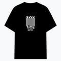 Cotton Stretch T-Shirt | Unisex Adult | 95% Cotton 5% Spandex Blend | 240 GSM, Breathable, Flexible | DTF Print Ready | Personalized | DTF | Modern | Positive Outlook | Everyday | Positive - front - Black - mockup 1
