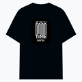 Cotton Stretch T-Shirt | Unisex Adult | 95% Cotton 5% Spandex Blend | 240 GSM, Breathable, Flexible | DTF Print Ready | Personalized | DTF | Modern | Positive Outlook | Everyday | Positive - front - Navy Blue - mockup 1