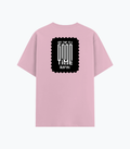 Cotton Stretch T-Shirt | Unisex Adult | 95% Cotton 5% Spandex Blend | 240 GSM, Breathable, Flexible | DTF Print Ready | Personalized | DTF | Modern | Positive Outlook | Everyday | Positive - back - Light Baby Pink - mockup 2