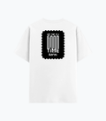 Cotton Stretch T-Shirt | Unisex Adult | 95% Cotton 5% Spandex Blend | 240 GSM, Breathable, Flexible | DTF Print Ready | Personalized | DTF | Modern | Positive Outlook | Everyday | Positive - back - White - mockup 2