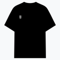 Cotton Stretch T-Shirt | Unisex Adult | 95% Cotton 5% Spandex Blend | 240 GSM, Breathable, Flexible | DTF Print Ready | Personalized | DTF | Modern | Positive Outlook | Everyday | Positive - right pocket - Black - mockup 4