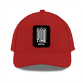 Sports Cap | Adjustable Fit | Polyester | Breathable, Perforated Panels, Embroidery/DTF Printing | Unisex | Personalized | Embroidery | Modern | Positive Outlook | Everyday | Positive - front - Red - mockup 1