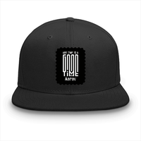 Classic Snapback Cap | Adjustable Fit | Heavy Cotton | Structured Flat Brim | Unisex | Personalized | Embroidery | Modern | Positive Outlook | Everyday | Positive