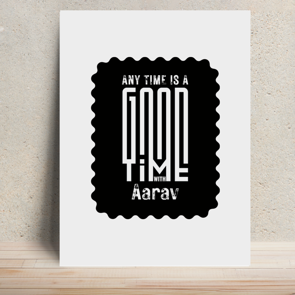 Metal Posters | 8x11.7 & 11.7x15.7 in | 1mm Thick Metal | Magnetic Mount, Waterproof, Glossy Finish | Unisex Home Decor | Personalized | Modern | Positive Outlook | Everyday | Positive - front - White - mockup 1