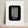 Metal Posters | 8x11.7 & 11.7x15.7 in | 1mm Thick Metal | Magnetic Mount, Waterproof, Glossy Finish | Unisex Home Decor | Personalized | Modern | Positive Outlook | Everyday | Positive - front - White - mockup 1