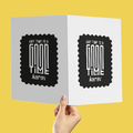 Greeting Card | A5 Folded | Artboard Paper, Digital Print | 4 Pages, Premium Envelope | Unisex | Personalized | Modern | Positive Outlook | Everyday | Positive - back - White - mockup 2