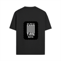 Male Standard Crew T-Shirt | Regular Fit | 100% Cotton (180 GSM) | DTG Print | Durable & Comfortable | Adult | Personalized | DTG | Modern | Positive Outlook | Everyday | Positive - back - Black - mockup 2