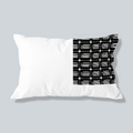 AOP Pillow Cover | 18x28 inch Unisex | 180 GSM Poly Lycra Sublimation | Fade-Proof, Double Stitched | Personalized | Modern | Positive Outlook | Everyday | Positive - back - mockup 2