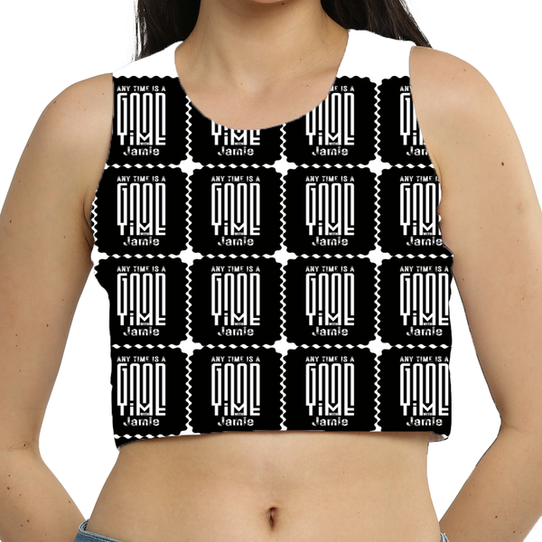 Sports Bra | Women's XS-3XL | Poly-Spandex Blend | All-Over Print | Supportive, Removable Pads | Personalized | Modern | Positive Outlook | Everyday | Positive