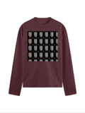 Male Full Sleeve T-Shirt | Regular Fit | 180 GSM Bio-Washed Cotton Blend | Double Stitched & Pre-Shrunk | Men | Personalized | DTF | Modern | Positive Outlook | Everyday | Positive - front - Maroon - mockup 1
