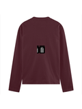Male Full Sleeve T-Shirt | Regular Fit | 180 GSM Bio-Washed Cotton Blend | Double Stitched & Pre-Shrunk | Men | Personalized | DTF | Modern | Positive Outlook | Everyday | Positive - back - Maroon - mockup 2