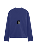Male Full Sleeve T-Shirt | Regular Fit | 180 GSM Bio-Washed Cotton Blend | Double Stitched & Pre-Shrunk | Men | Personalized | DTF | Modern | Positive Outlook | Everyday | Positive - back - Royal Blue - mockup 2