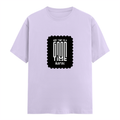 Men's Classic Crew T-Shirt | Regular Fit | 180 GSM Bio-Washed Cotton | DTF Print Ready | Pre-Shrunk, Durable | Personalized | DTF | Modern | Positive Outlook | Everyday | Positive - front - Lavender - mockup 1